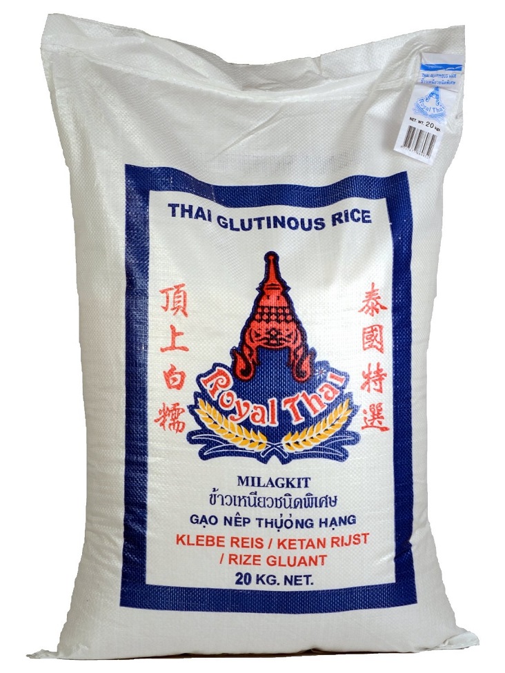 Riso glutinoso - Royal Thai 20 Kg.